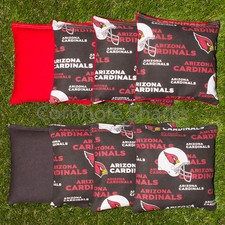Cornhole Bean Bags Set of 8 ACA Regulation Bags Arizona Cardinas lFree Shipping