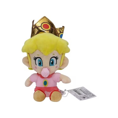 3X Baby Peach Rosalina Daisy Super Mario Bros Princess Plush Toy Stuffed Doll 6" - Picture 6 of 11