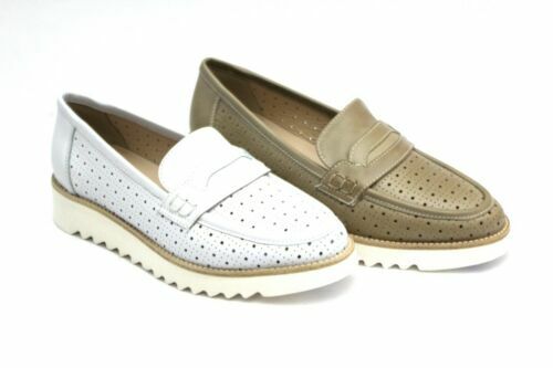 Martin Pescatore Mocassini con tacco e strass donna