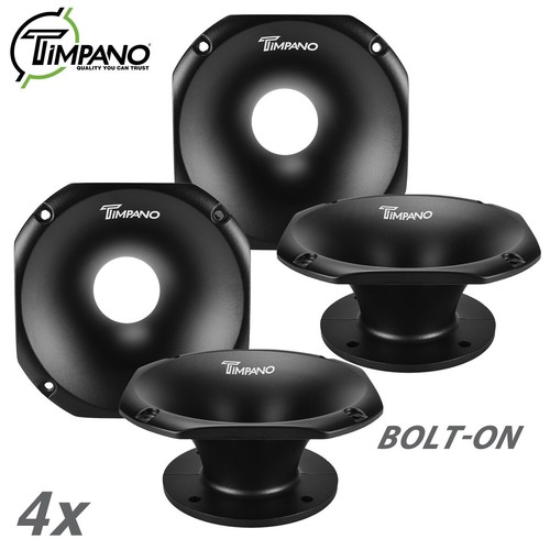 4x Timpano TPT-HL14-50 Slim flache Halterung schwarz Metall 2" Ausgang Horn Hohlleiter - Bild 1 von 6