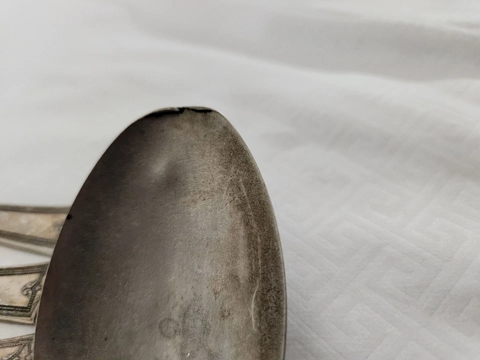 Winfield Silverplate Spoons Vintage Set of 8+1  - Image 4 of 4