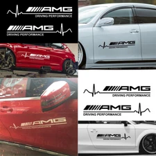 AMG Driving Performance Body Fender Side Door Racing Vinyl Car Decal Stickers