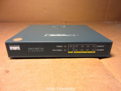 Cisco Systems PIX 501 Firewall 4-Ports VPN Security Networking EXCLUDING PSU