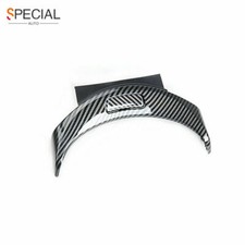 Bouton de bo?te de rangement accoudoir console centrale en fibre de carbone...