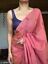 thumbnail 6 - Mulmul Saree Bolywood Sari Blouse Indian Designer Women&#039;s Clothing Wear Freeship