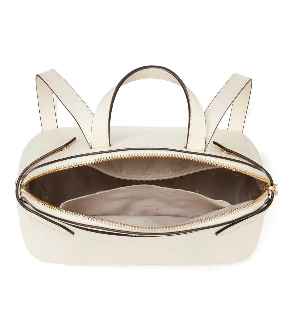 New Kate Spade Staci Saffiano Leather Dome Backpack Meringue Step out in style with this NEW Kate Spade Staci Saffiano  main image 4