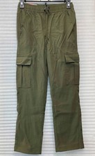 Gerry Youth Boys Tricot Lined Cargo Pants  Dark Olive  Size M 10/12  NWT