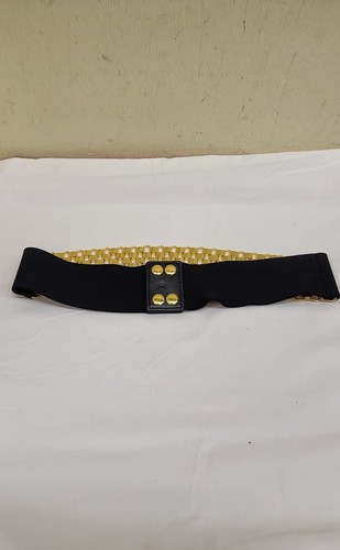 Bebe Size S Black & Gold Belt