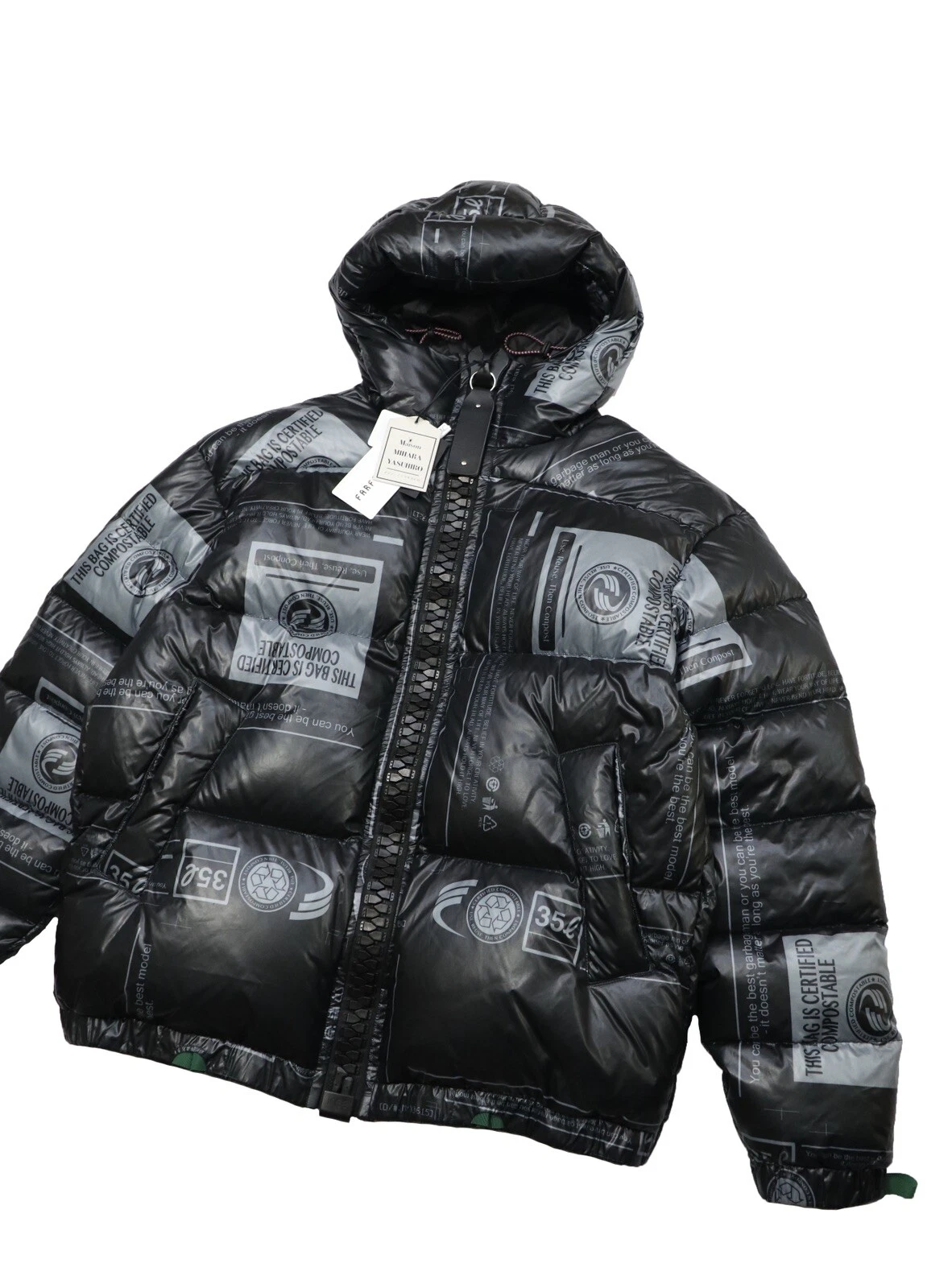 Maison Mihara Yasuhiro A/W 2018 BIG ZIP Down Jacket Size 48 - product detail image 2
