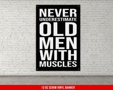 Motivational Fitness Banner - Home Gym Wall Art