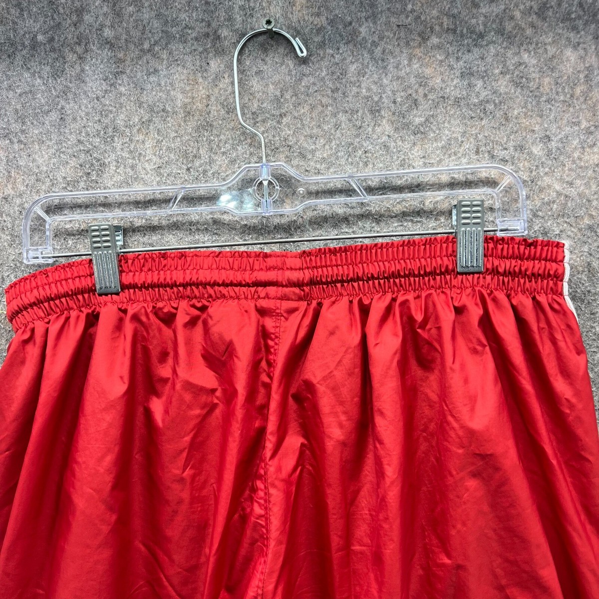 Nike Jogger Men Large Red Sweatpants Vtg 90s Windbreaker Swoosh