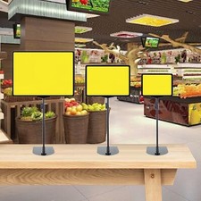 Adjustable Sign Holder Card Holder Versatile Iron Floor Standing Sign Holder