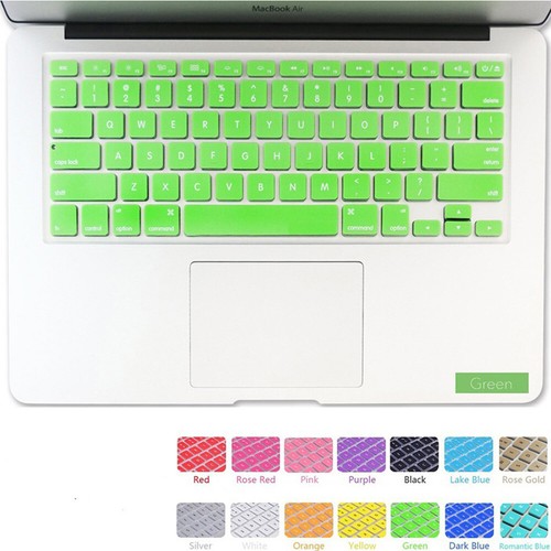 Silikon Tastatur-Abdeckung Skin Schutz für Apple Macbook pro Air 27.9cm 30.5cm > - Photo 10/25