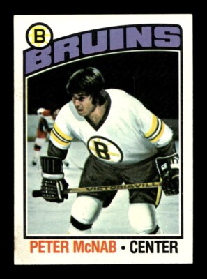 1976 77 Topps #118 Peter McNab Bruins NEAR MINT *2p