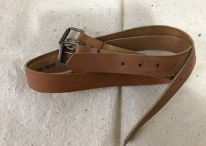soft leather waist belt