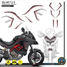 Graphic Stickers Compatible Motorcycle DUCATI Multistrada 1200s MT Tj 4 Racing