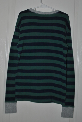 GAP Kids Boys Blue and Green Stripe Pajama Set Size 14 - Picture 14 of 24