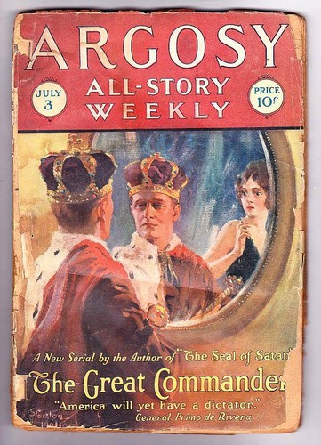 1926 pulp excerpt novel GREAT COMMANDER by Fred MacIsaac ARGOSY ALL-STORY WEEKLY