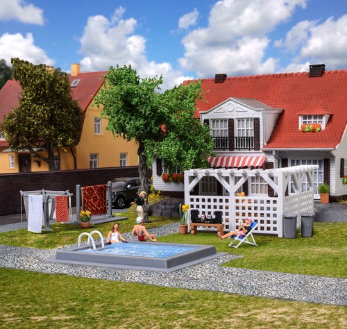 Kibri Kit 38148 HO Decoration set garden and terrace