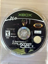 Tom Clancy's Splinter Cell (Microsoft Xbox, 2002) Disc Only Tested fast shipping