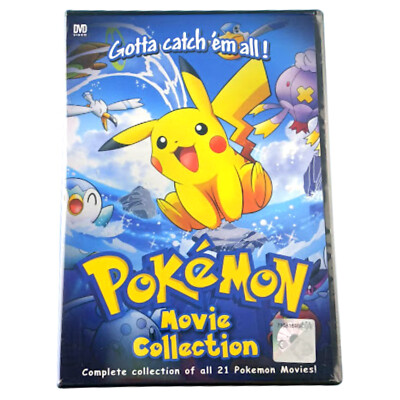 NEW Pokemon 21 In 1 Complete Movie Collection DVD [Anime] [English