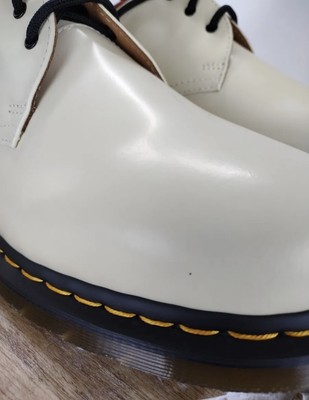 Dr. Martens 1461 Cream SMOOTH LEATHER OXFORD SHOES LA004 Men Size 14 Cream Dr. Martens 1461 Cream SMOOTH LEATHER OXFORD SHOES LA004 Men  main image 2
