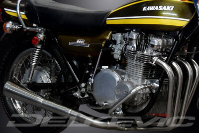 Kawasaki Z1 Z900 Delkevic Stainless Header Exhaust Downpipes