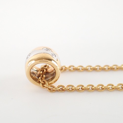 Georg Jensen Fusion Pendant Necklace 18k YG WG RG Yellow White Rose Gold Denmark - Picture 4 of 10