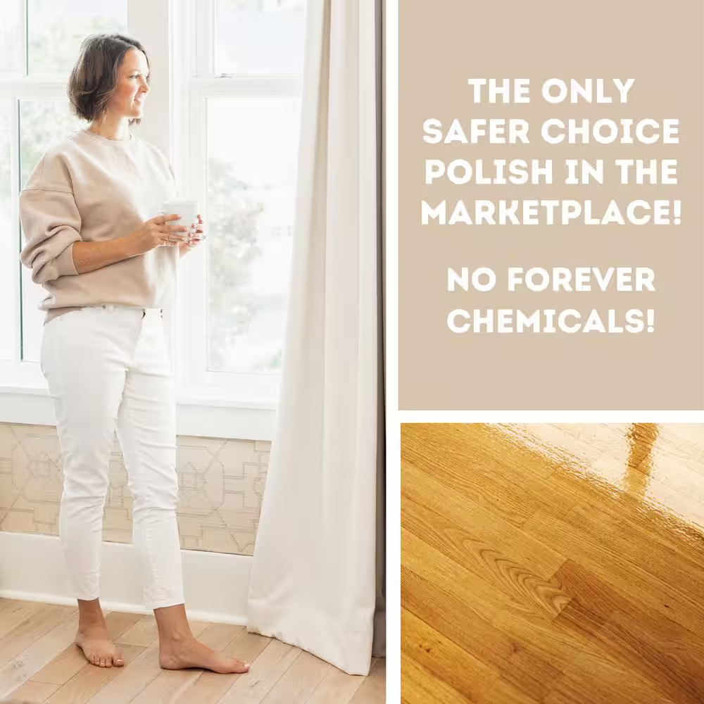 Quick Shine 27 oz. Floor Finish Protects Hardwood Tile Laminate Vinyl & Stone