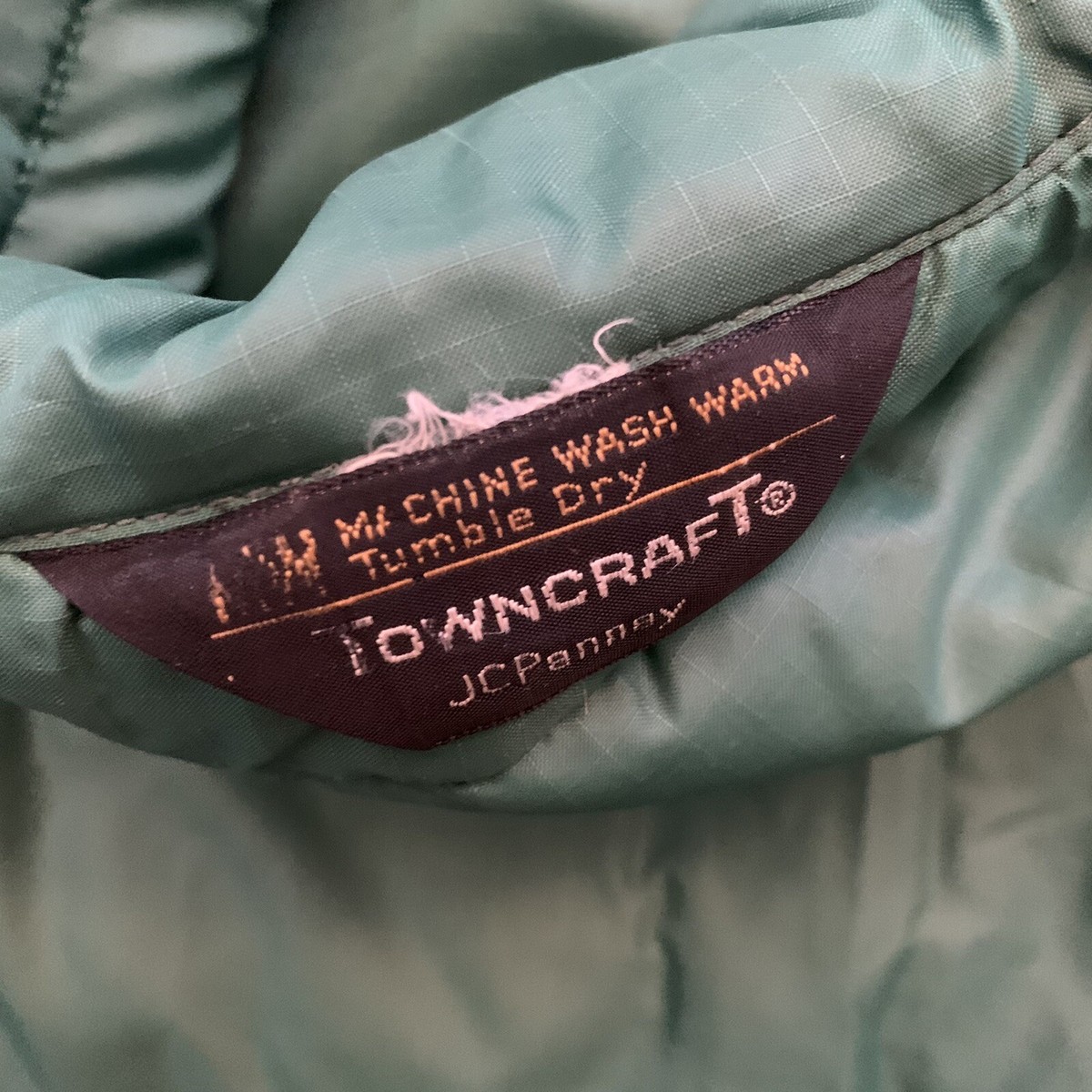 Vintage 70s 80s JC Penney Townscraft Goose Down Puffer Jacket 