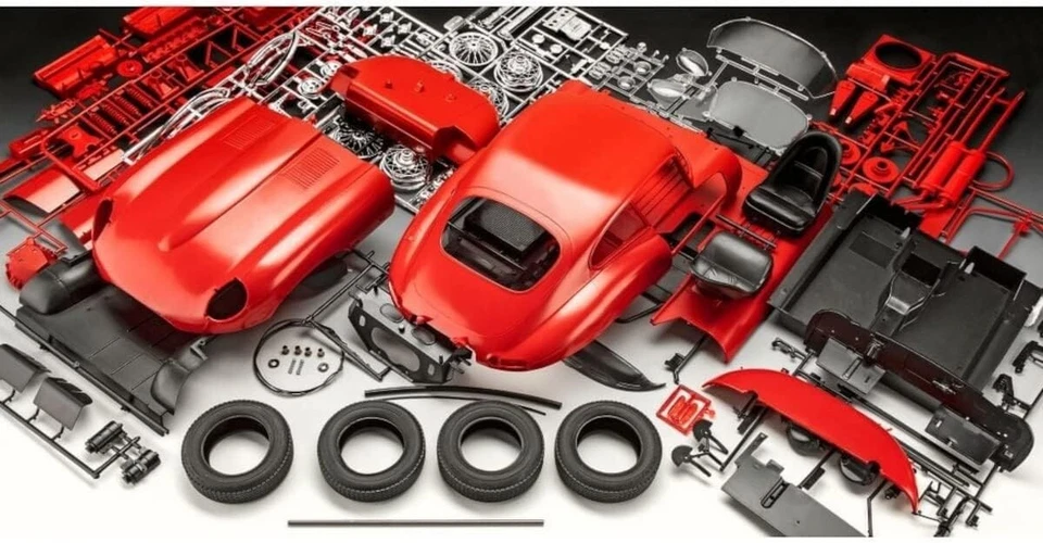 REVELL 07717 JAGUAR E-TYPE 1/8 - Imagen 2 de 4