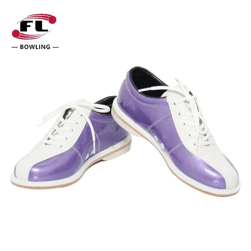Unisex Right Hand Non-Slip PU Leather Bowling Sneakers - Siz