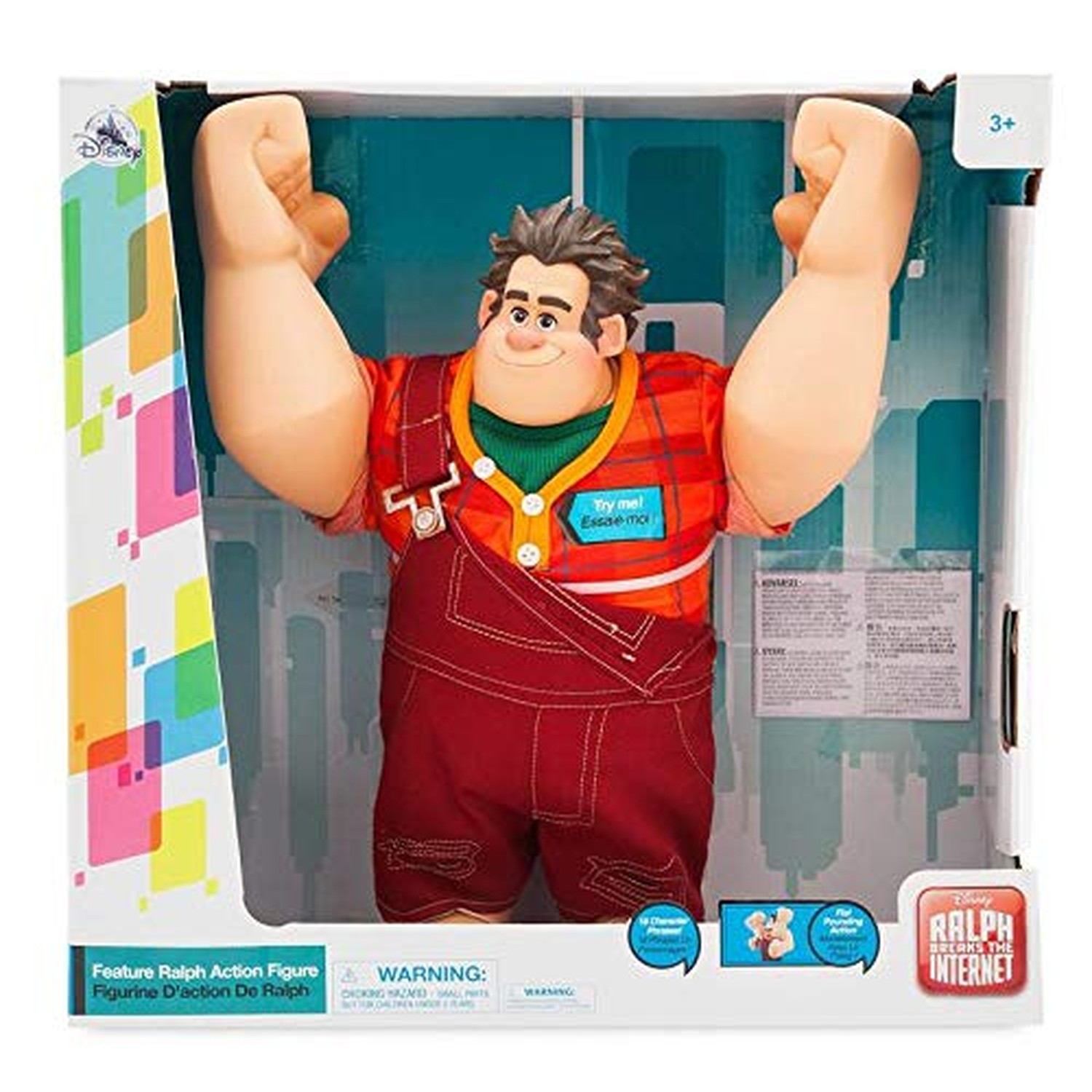 Ralph Breaks The Internet Talking - Fist Pounding Action Figure Doll Ralph Breaks The Internet Talking - Fist Pounding Action Figure Doll