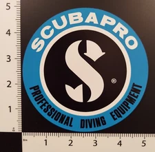 Scubapro Professional Diving Equipment Decal repro 6mil UV vinyl 5" Dive Sticker
