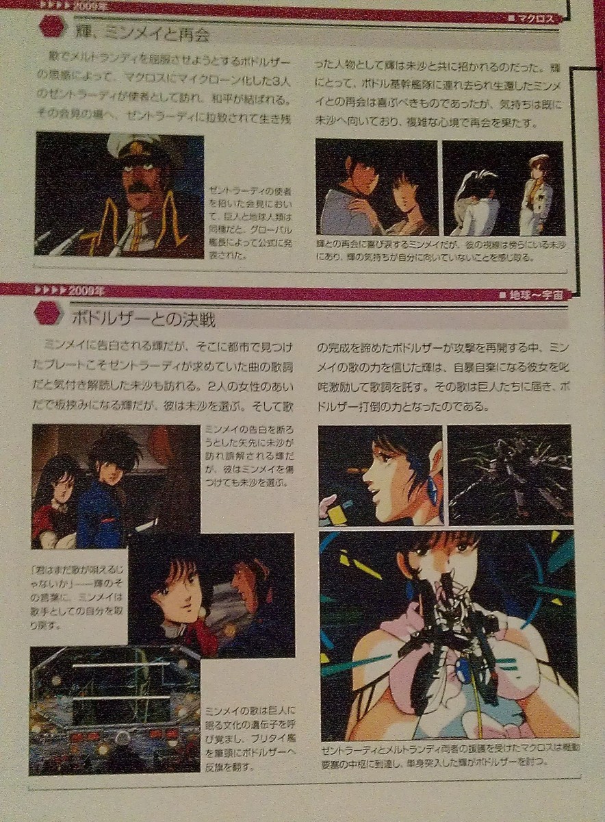 MACROSSページ JAPAN ART BOOK MACROSS CHRONICLE VOL 48 ShoPro MACROSS