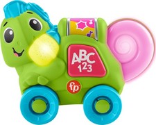 Fisher-Price Baby Learning Toy Link Squad Crawl n Colors Chameleon with Music 