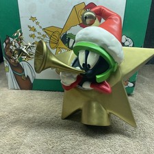 Warner Bros. Studio Store Marvin the Martian Star Tree Topper  1998