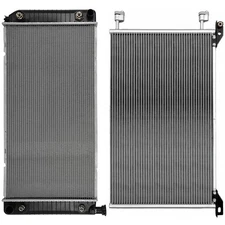 Aluminum Radiator & AC Condenser Cooling Kit For 2000 Chevrolet Tahoe 5.7L