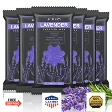 Achzzy 6pk Lavender Paraffin Wax Refills - Hand & Foot Spa Hydration