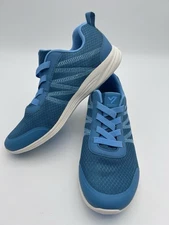 Vionic Shay Blue Womens Size 9.5 Comfy Supportive Walking Sneaker Slip On Shoes 