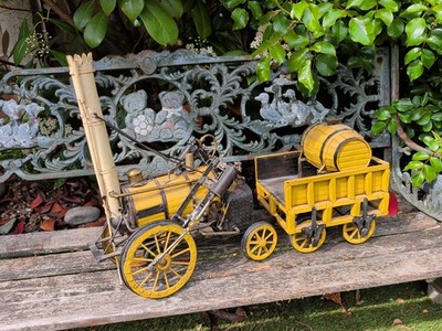 STEPHENSONS RAKETE 1829 DAMPFLOK MODELLWAGEN ALT MODERN HANDWERK TYP