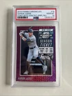 2019 Panini Chronicles Aaron Judge Contenders Optic #10 Purple /75 PSA 10