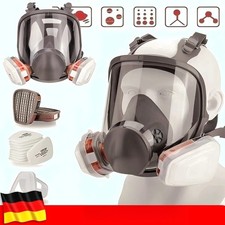 Staubmaske Gasmaske Lackiermaske Atemschutz Vollmasken mit Aktivkohle Filter