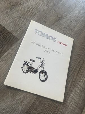 Tomos Arrow Moped 2005 OEM Original Spare Parts Manual Pre-Owned
