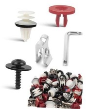 61PCS T30 Engine Splash Shield Guard Screw Nut Kit Door Trim Panel Retainer