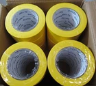 CASE OF 24 ROLLS Q-LINE AUTOMOTIVE REFINISH YELLOW MASKING TAPE 1.5" x 55 YDS