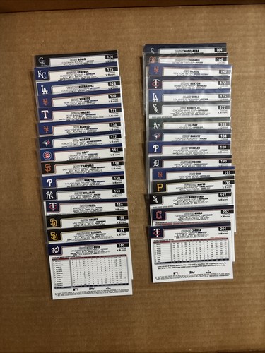2025 Topps Chrome Baseball Xfractor Lot (93) All Diff Bryce Harper Mayo Rc - Picture 3 of 4