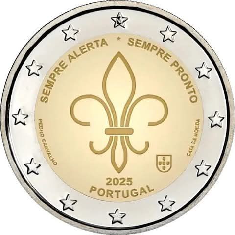 2€ Euros Commémorative Portugal 2025 "Scoutisme" - Picture 1 of 1
