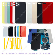 Back Glass replacement Big hole For iPhone 11 12 13 14 15 16 XR X Rear Cover Lot