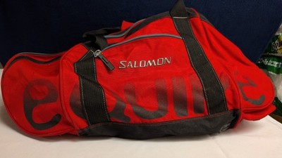 Vintage SALOMON Equipe Large Duffel Bag - Ski Hockey Gym Winter